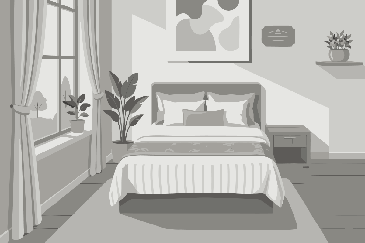 Bed in 4-Bed Female Dormitory Room